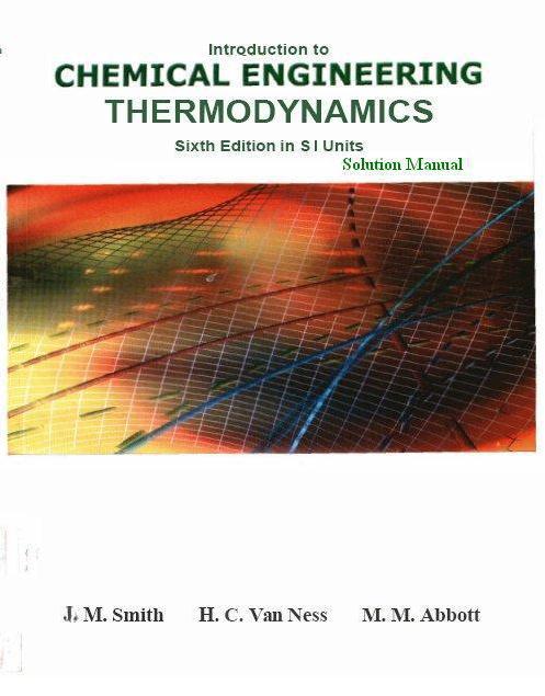 solution manual thermodynamics elliott